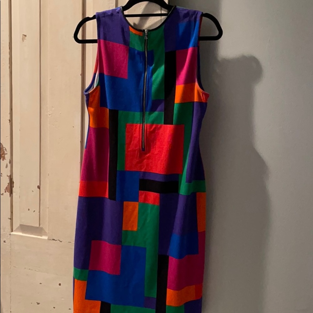 Vibrate geometrical colorful dress - Picture 4 of 9